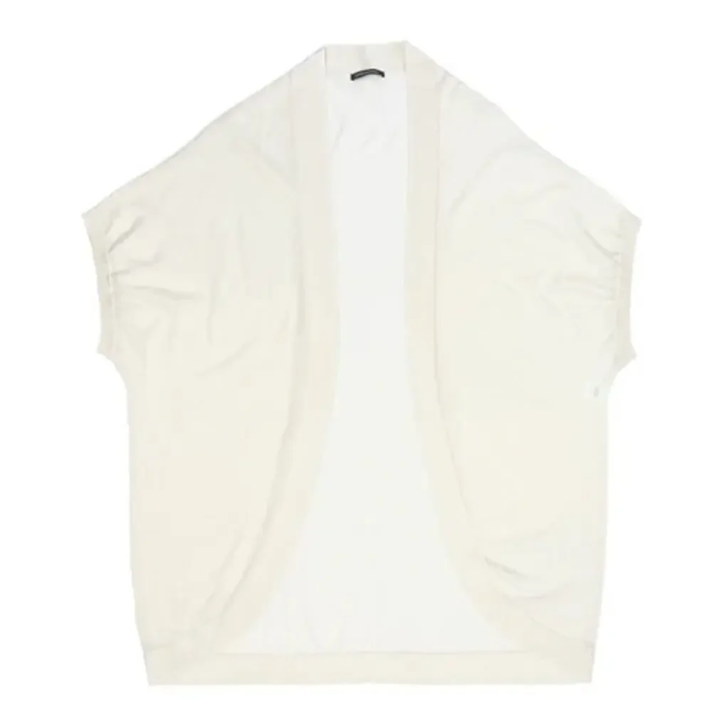 Kathryn McCarron Ivory Riviera Paper Thin Cashmere Wrap One Size